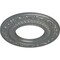 Ekena Millwork Andrea Ceiling Medallion (Fits Canopies up to 4 1/8"), 8 1/8"OD x 4 1/8"ID x 1/2"P, Platinum CM08ADPLS - alternate 2